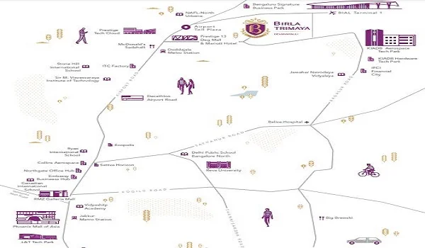 Birla Trimaya Location Map